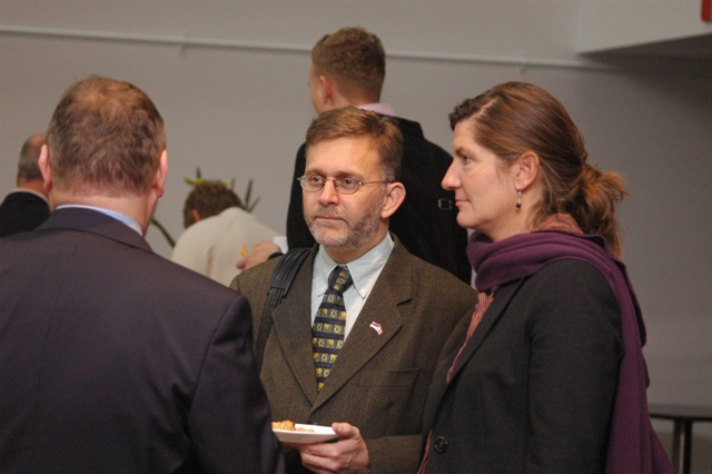 Kārlis Eihenbaums, Läti suursaadik Eestis ja Dorthe Elise Svinth, PMNi peasekretäri büroo juht