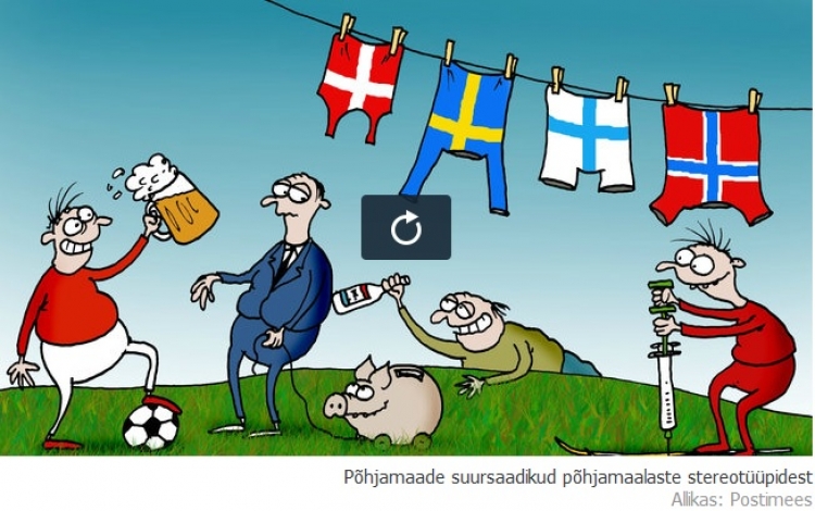 Cartoon: Urmas Nemvalts/Postimees/print screen