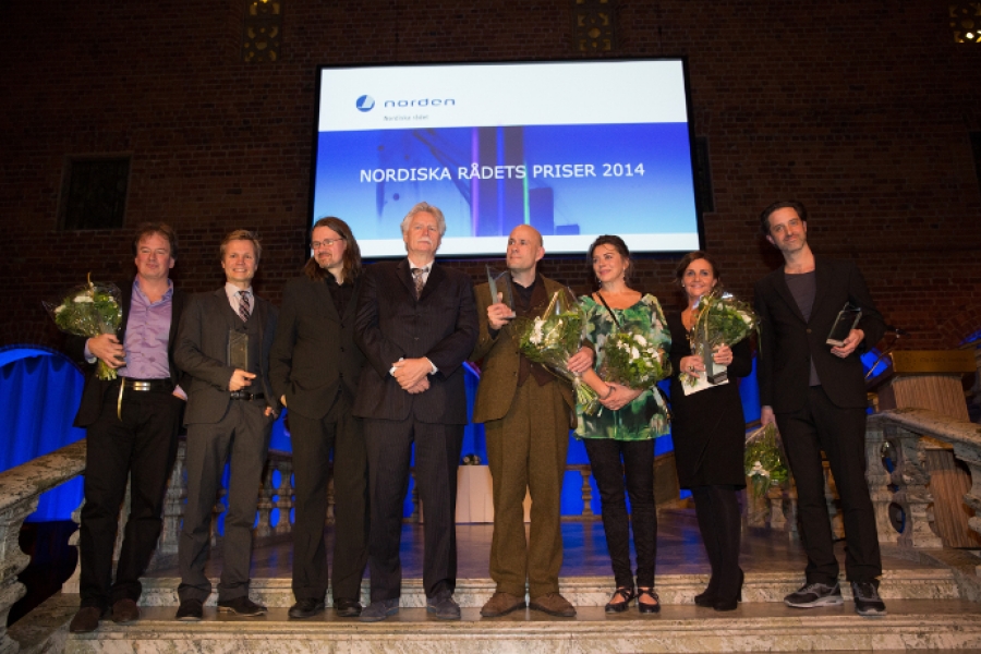 Winners of the Nordic Council prizes 2014. Photo: Magnus Froderberg/norden.org