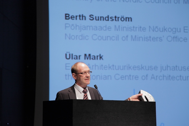 Berth Sundström, Põhjamaade Ministrite Nõukogu Eesti esinduse direktor konverentsil 