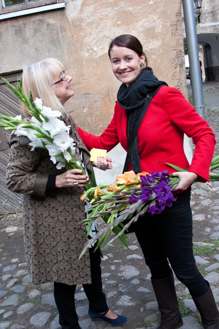 Eha Vain (vasakul) ja Helen Sildna