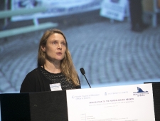 Soome Akadeemia teadur Karina Horsti ettekanne käsitles rändeteemalisi arutelusid Soome meedias 