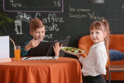 Imagine if school canteens became restaurants in which the kids could choose what they wanted to eat...