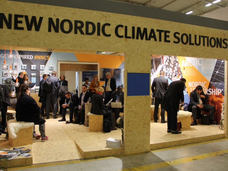 Põhjamaade paviljon COP21 kliimakõnelustel Pariisis.