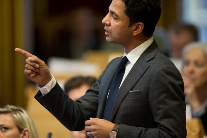 Taani võrdõiguslikkuse, kirikuasjade ja Põhjamaade koostöö minister Manu Sareen Põhjamaade tippkohtumisel Oslos 2013. Foto: Magnus Fröderberg/norden.org