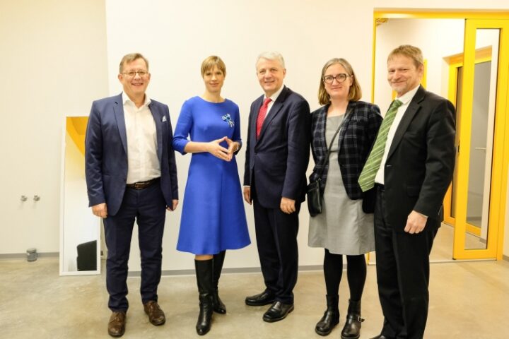 Secretary General Dagfinn Høybråten meeting with the President of the Republic of Estonia Kersti Kaljulaid at Vaba Lava, Narva