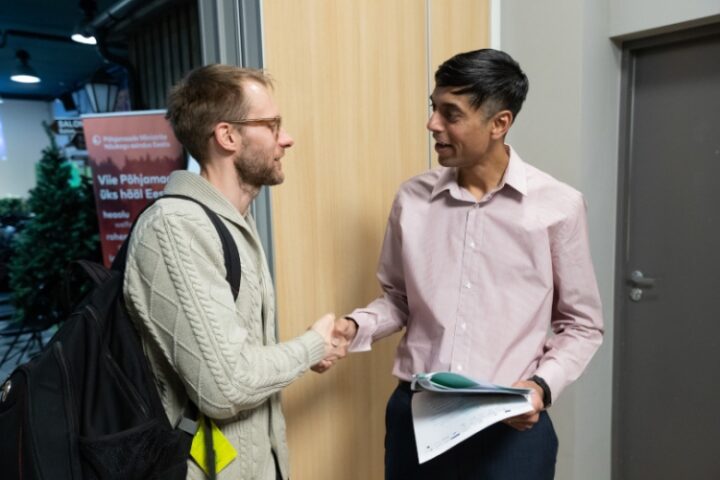 Mentors at biohackathon: Madis Tilga (Nordic Council of Ministers´office in Estonia) and Jovil Hurry (Nelis).