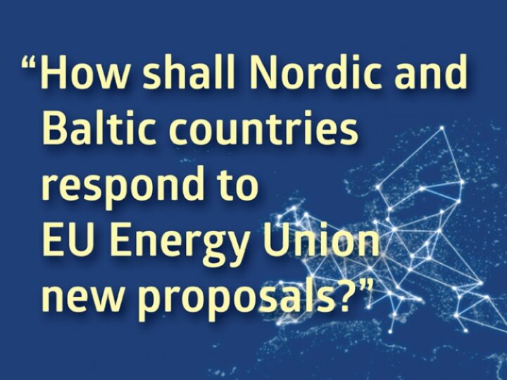 High level Nordic-Baltic Energy conference 2017 takes place in Tallinn, May 3-4. Follow us online!