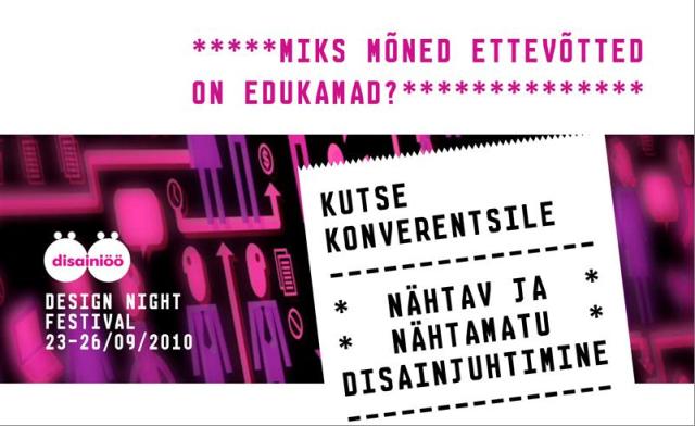 Disainikonverents 24. september 2010